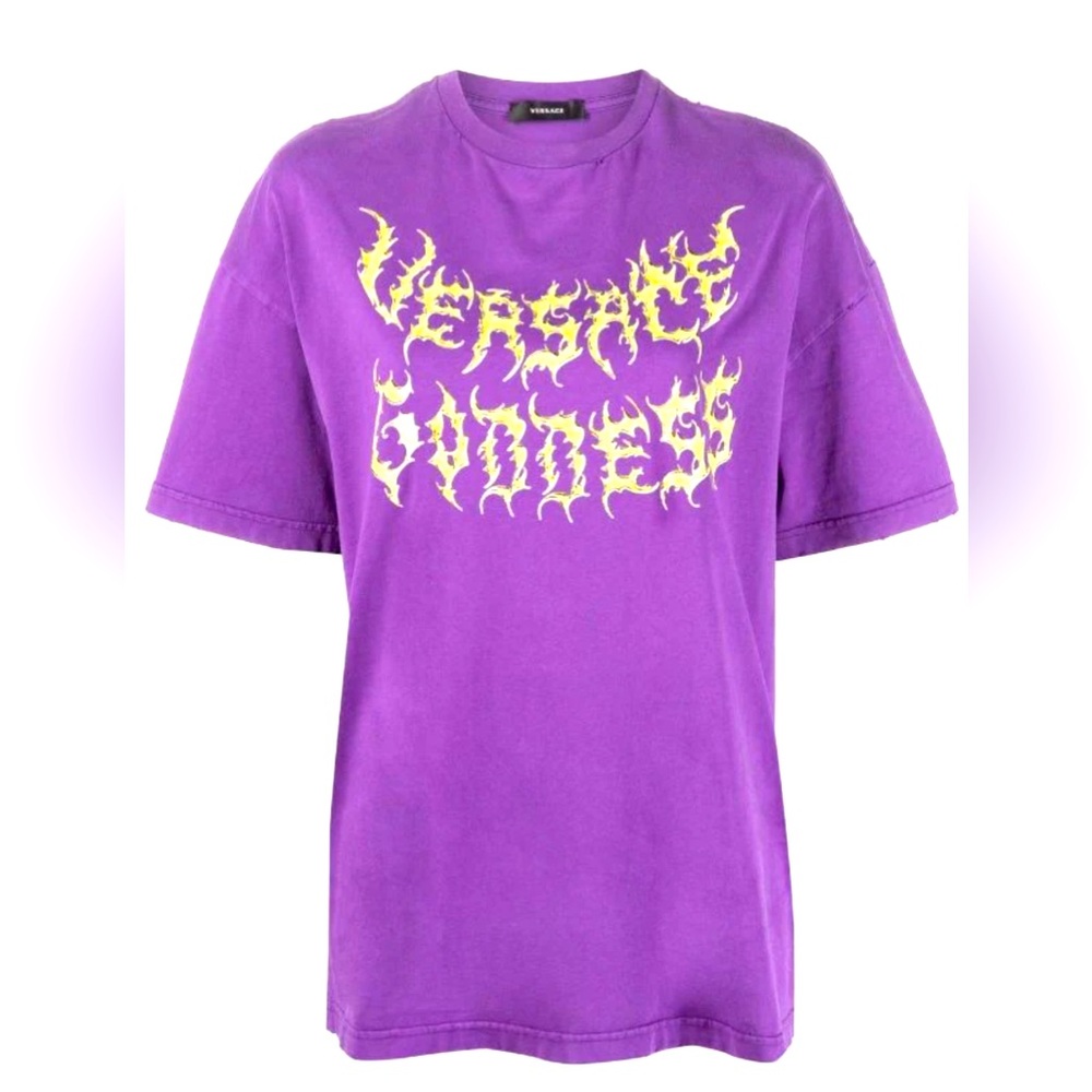 Versace Goddess Logo T Shirt
